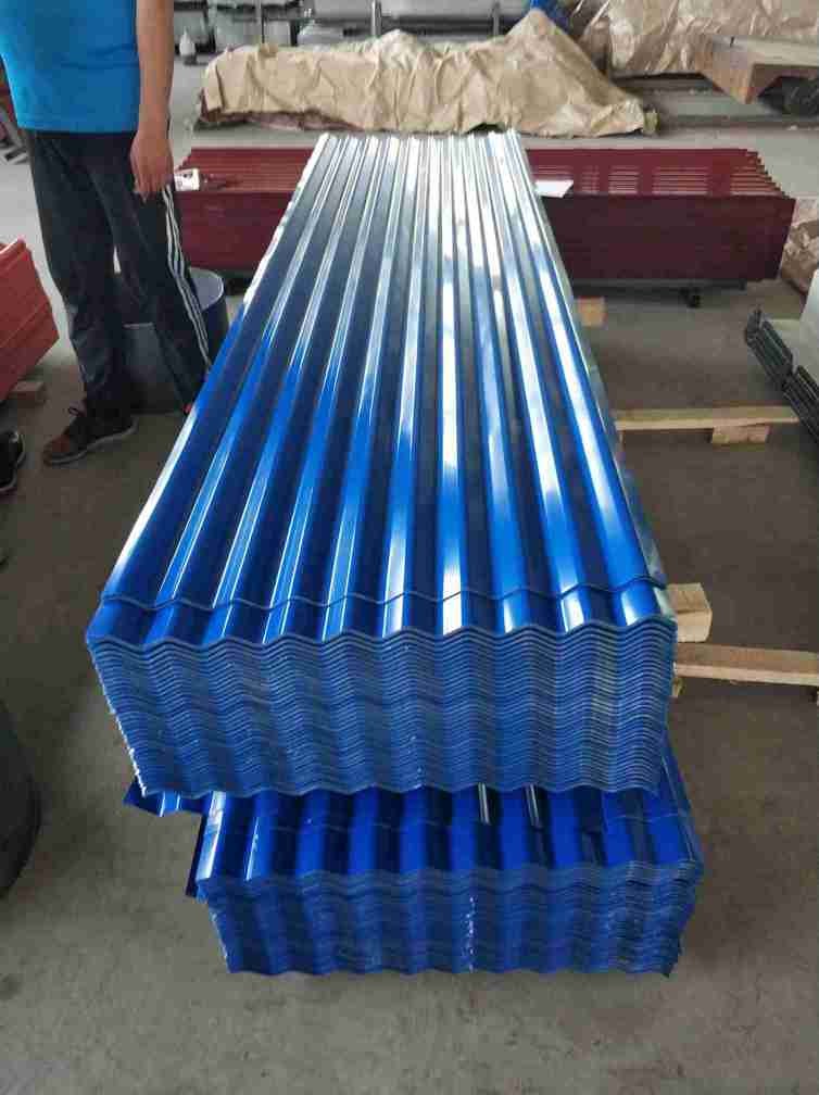24 Messgerät ASTM CGCC galvanisierte Metallplatten runzelte Stahldach-Blätter