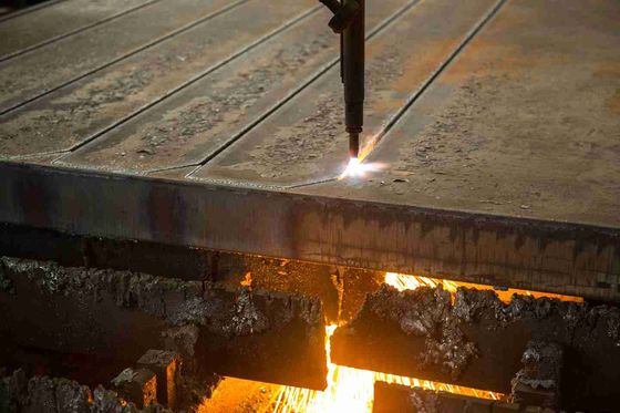 kaufen Hochpräzises Laserschneiden von Stahlplattenteilen für Metallschneidemaschinen und Industrieanlagen online manufacture