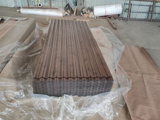 kaufen Galvanisierte gewölbte Metalldeckungs-Blätter mit 270-500n/Mm2 Streckgrenze 205-380n/Mm2 online manufacture