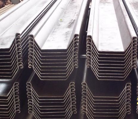 kaufen Kaltgewalzte U-Typ-Stahlplattenhaufen EN10249-1 EN10249-2 für den Bau von Häfen und Cofferdams online manufacture