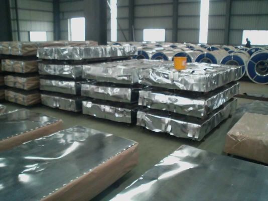 kaufen JIS SGCC / SGCH / G550 Wellengewandtes Verzinktes Dachblech für Gebäude-Dach- und Wandverkleidungen online manufacture