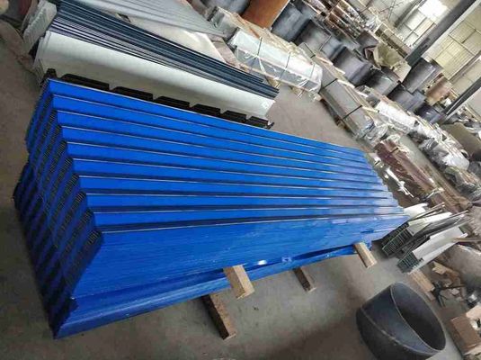 kaufen Verschleißbeständige Galvalume-geplatzte Wellstahl-Dachplatten für Industrie- und Zivilbauten online manufacture