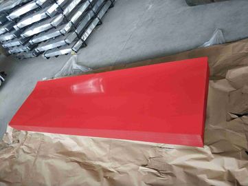 kaufen Rotes Wellblech/hohe Härte runzelten Stahldach-Blätter online manufacture