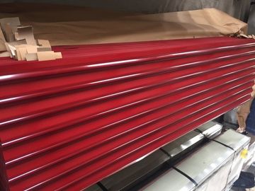 kaufen Struktureller Gebrauch runzelte Stahldach-Blätter mit Matt Finishing Surface Corrugated Steel-Dach-Blättern online manufacture