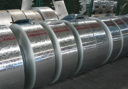 kaufen Regelmäßige oder große Spangelfläche, warmgetränkt, galvanisierter Stahlstreifen mit passivierter und geölter Oberfläche online manufacture