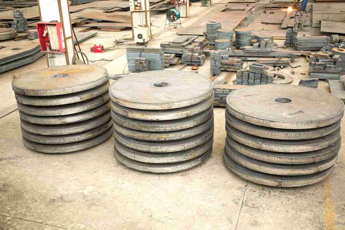 Hochpräzises Laserschneiden von Stahlplattenteilen für Metallschneidemaschinen und Industrieanlagen