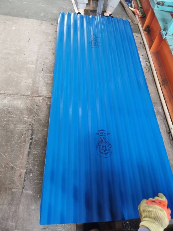 Verzinkte Wellblech-Dachbleche 0,14–1,50 mm mit 30–275 g/m² Zinkbeschichtung für Dächer und Wandpaneele