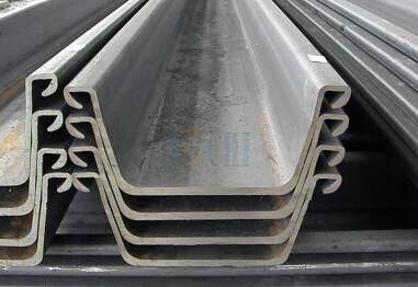 Kaltgewalzte U-Typ-Stahlplattenhaufen EN10249-1 EN10249-2 für den Bau von Häfen und Cofferdams