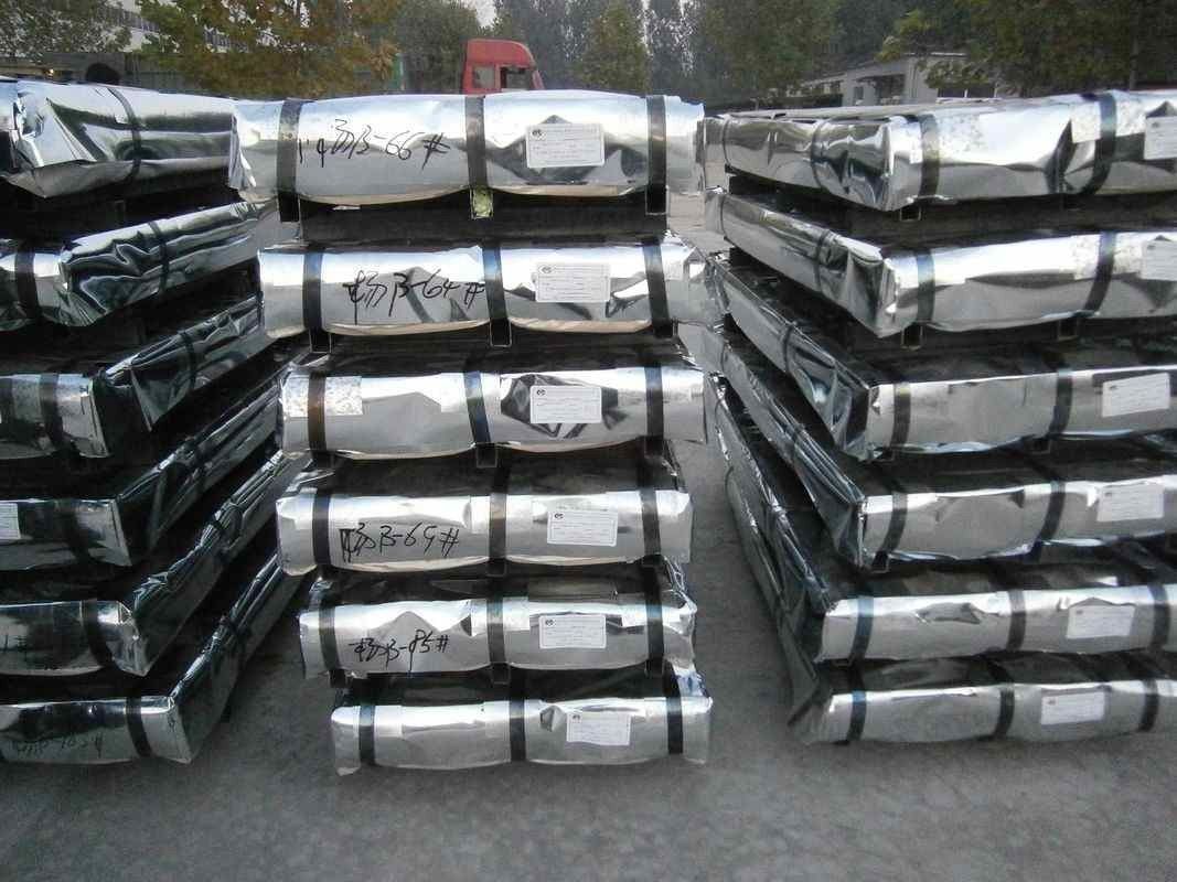 SGCC / SGCH / G550 Wellblech aus verzinktem Stahl mit 30–275 g/m² Zinkbeschichtung für Baumaterialanwendungen