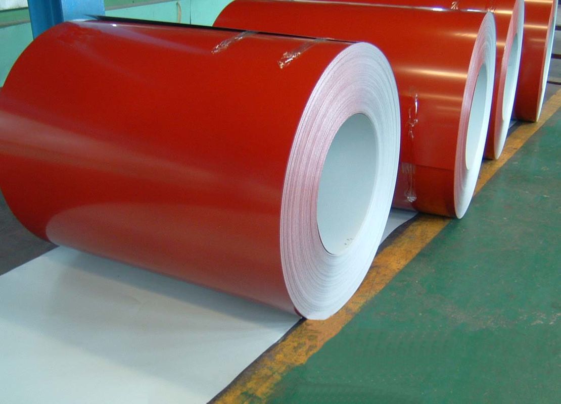 JIS G3312 AZ PPGL-Spule mit 25±5μm Topfarbe für Gebäude, Fahrzeuge und Dachblechproduktion