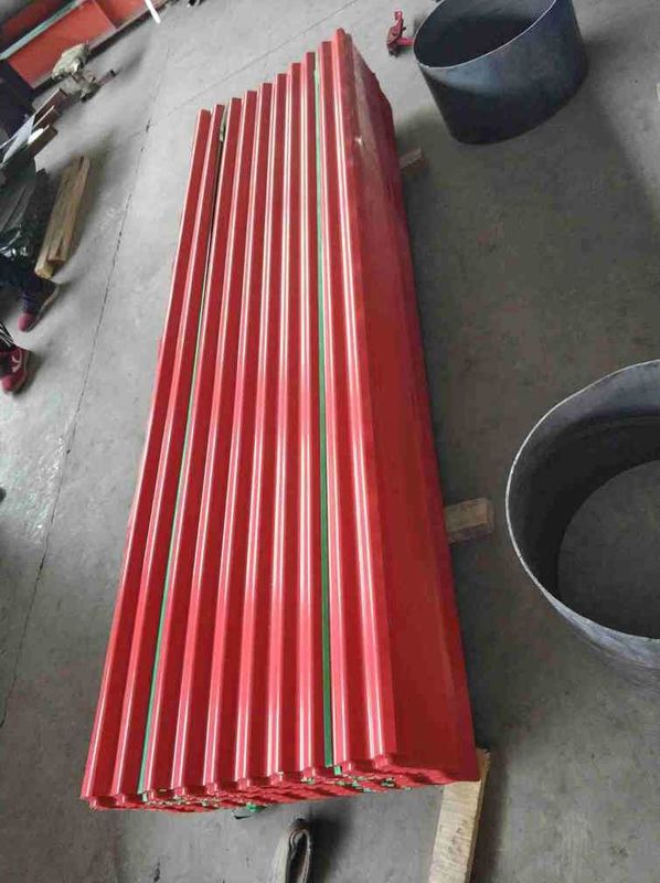 Farbbeschichtete Galvalume-Gewürbelstahldachbleche 50-180 g/m2 für Baustoffe