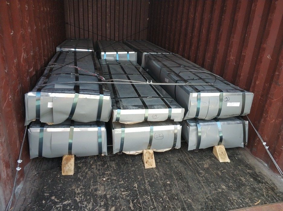 SGCC / SGCH / G550 Wellblech aus verzinktem Stahl mit 30–275 g/m² Zinkbeschichtung für Baumaterialanwendungen