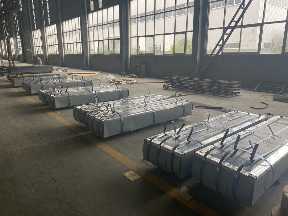 Vollharte SGCH / G550 Wellverzinkte Dachplatte mit Zinkbeschichtung von 40 ‰ 275 g/m2 für industrielle Dach- und Wandsysteme